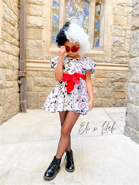 costumes for cruella|cruella costume for girls.